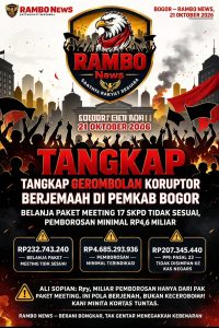 TANGKAP GEROMBOLAN KORUPTOR BERJEMAAH DI PEMKAB BOGOR